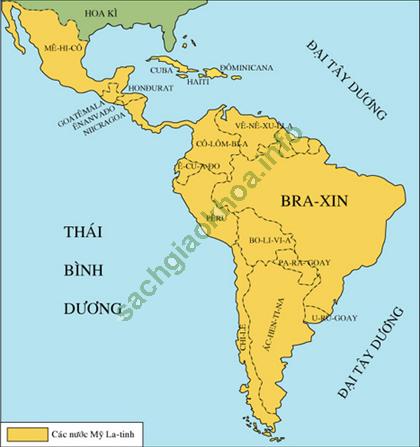 Lý thuyết & Trắc nghiệm Bài 7: Các nước Mĩ-Latinh - GDCD 9 hình ảnh 0