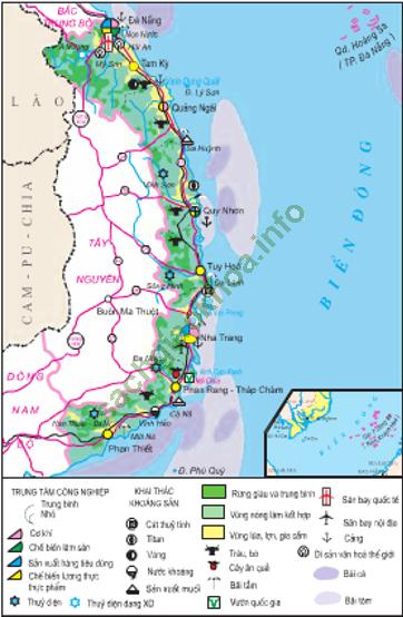 Lý thuyết & Trắc nghiệm Bài 26: Vùng duyên hải Nam Trung Bộ (tiếp theo) - Địa lí 9 hình ảnh 1
