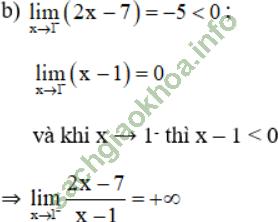 Bài 2: Giới hạn của hàm số - Giải BT Toán 11 hình ảnh 15