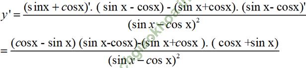 Bài 3: Đạo hàm của hàm số lượng giác - Giải BT Toán 11 hình ảnh 19