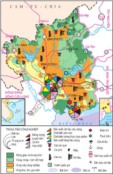 Lý thuyết & Trắc nghiệm Bài 32: Vùng Đông Nam Bộ (tiếp theo) - Địa lí 9 hình ảnh 3