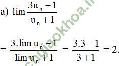 Bài 1: Giới hạn của dãy số - Giải BT Toán 11 hình ảnh 31