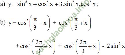 Bài 3: Đạo hàm của hàm số lượng giác - Giải BT Toán 11 hình ảnh 35