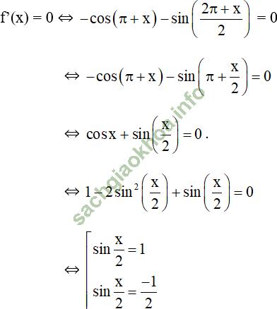 Bài 3: Đạo hàm của hàm số lượng giác - Giải BT Toán 11 hình ảnh 42