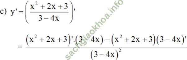 Bài 3: Đạo hàm của hàm số lượng giác - Giải BT Toán 11 hình ảnh 7