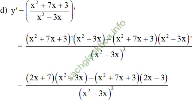 Bài 3: Đạo hàm của hàm số lượng giác - Giải BT Toán 11 hình ảnh 9