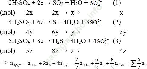 Dạng 7: Các dạng bài tập về Axit Sunfuric H2SO4 ảnh 4