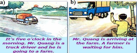 B. A truck driver (Phần 1-4 trang 86-88 SGK Tiếng Anh 6) ảnh 1