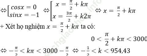 Tìm số nghiệm của phương trình lượng giác trong khoảng, đoạn ảnh 1