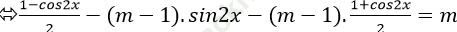 Tìm điều kiện của tham số m để phương trình lượng giác có nghiệm ảnh 2