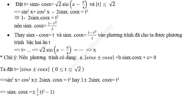 Phương trình đối xứng, phản đối xứng đối với sinx và cosx ảnh 2