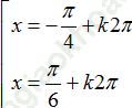Phương trình quy về phương trình bậc nhất đối với sinx và cosx ảnh 11