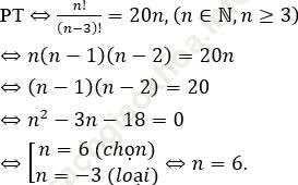 Dạng 6: Giải phương trình, bất phương trình tổ hợp ảnh 11