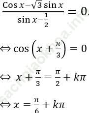 Dạng 3: Phương trình bậc nhất theo sinx và cosx ảnh 12
