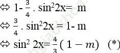 Tìm điều kiện của tham số m để phương trình lượng giác có nghiệm ảnh 17