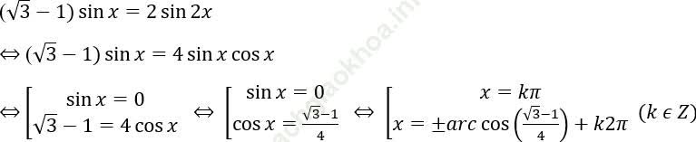 Dạng 1: Cách giải phương trình lượng giác cơ bản ảnh 19