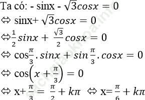 Giải phương trình bậc nhất đối với sinx và cosx ảnh 20