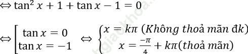 Dạng 2: Phương trình bậc hai với một hàm số lượng giác ảnh 4