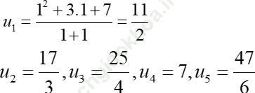 Cách tìm số hạng thứ n của dãy số cực hay có lời giải ảnh 35