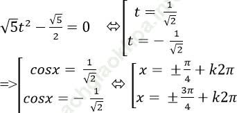 Phương trình bậc hai đối với hàm số lượng giác ảnh 36