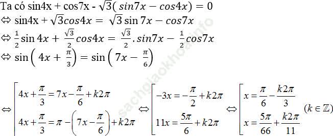 Phương trình quy về phương trình bậc nhất đối với sinx và cosx ảnh 38