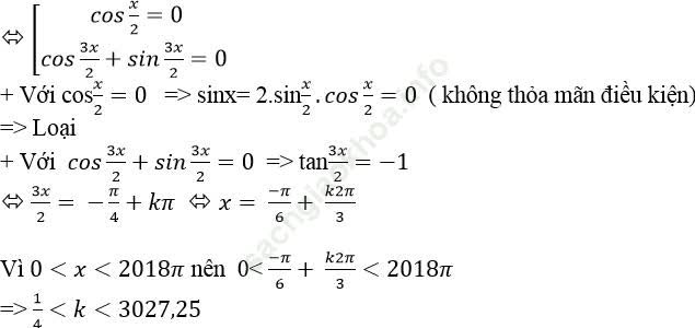 Tìm số nghiệm của phương trình lượng giác trong khoảng, đoạn ảnh 5