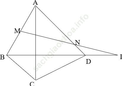 Cách tìm giao điểm của đường thẳng và mặt phẳng ảnh 5