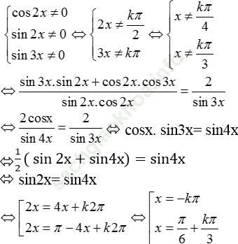 Phương trình quy về phương trình bậc nhất đối với hàm số lượng giác ảnh 42