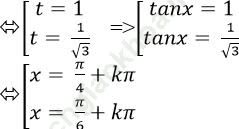 Phương trình bậc hai đối với hàm số lượng giác ảnh 45