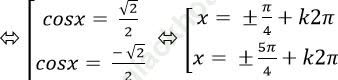 Phương trình bậc hai đối với hàm số lượng giác ảnh 6