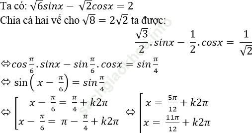 Giải phương trình bậc nhất đối với sinx và cosx ảnh 54