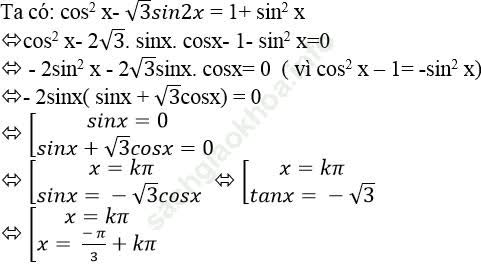 Phương trình thuần nhất bậc 2 đối với sinx và cosx ảnh 55