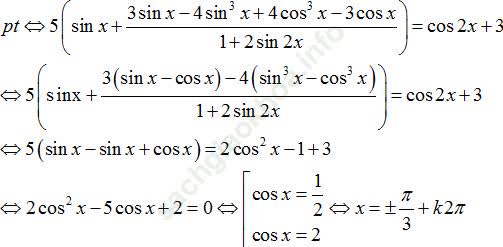 Phương trình quy về phương trình bậc hai đối với hàm số lượng giác ảnh 65