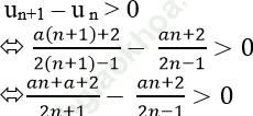 Cách xét tính đơn điệu của dãy số cực hay có lời giải ảnh 69