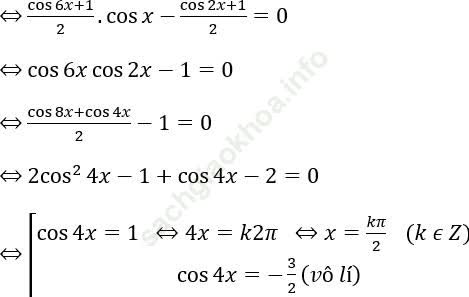 Dạng 2: Phương trình bậc hai với một hàm số lượng giác ảnh 8