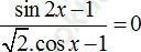 Phương trình quy về phương trình bậc nhất đối với hàm số lượng giác ảnh 72