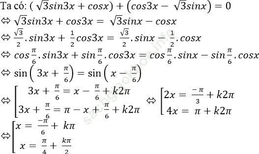 Giải phương trình bậc nhất đối với sinx và cosx ảnh 75