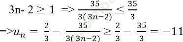 Cách xét tính bị chặn của dãy số cực hay có lời giải ảnh 75