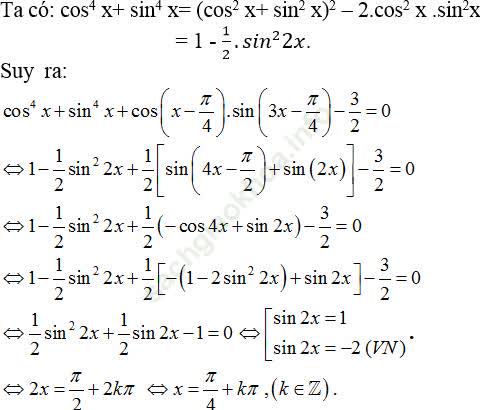 Phương trình quy về phương trình bậc hai đối với hàm số lượng giác ảnh 76