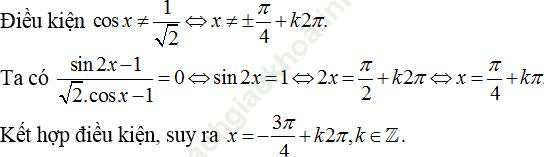 Phương trình quy về phương trình bậc nhất đối với hàm số lượng giác ảnh 77