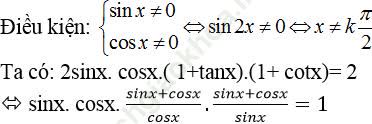 Phương trình quy về phương trình bậc nhất đối với hàm số lượng giác ảnh 78