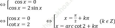 Dạng 1: Cách giải phương trình lượng giác cơ bản ảnh 9