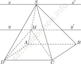 Cách tìm giao tuyến của 2 mặt phẳng chứa 2 đường thẳng song song ảnh 9
