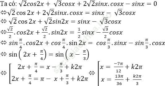 Giải phương trình bậc nhất đối với sinx và cosx ảnh 81