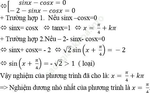 Phương trình quy về phương trình bậc nhất đối với sinx và cosx ảnh 93