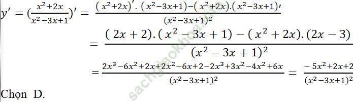 Cách tính đạo hàm của các hàm số đơn giản hay, chi tiết - Toán lớp 11