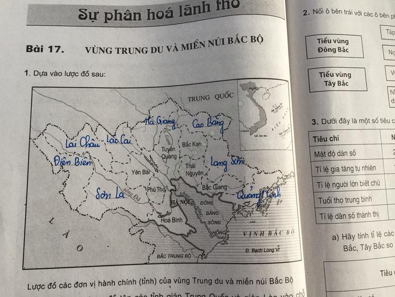 Bài 17: Vùng Trung du và miền núi Bắc Bộ ảnh 1