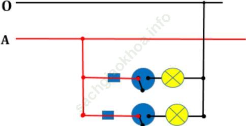 Bài 8: Thực hành: Lắp mạch điện hai công tắc hai cực điều khiển hai đèn ảnh 1