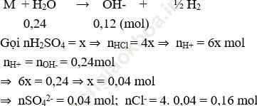 Phương pháp trung bình trong hóa học vô cơ hay, chi tiết, có lời giải ảnh 12