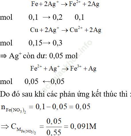 Phương pháp sử dụng phương trình ion thu gọn trong hóa học cực hay, có lời giải ảnh 10